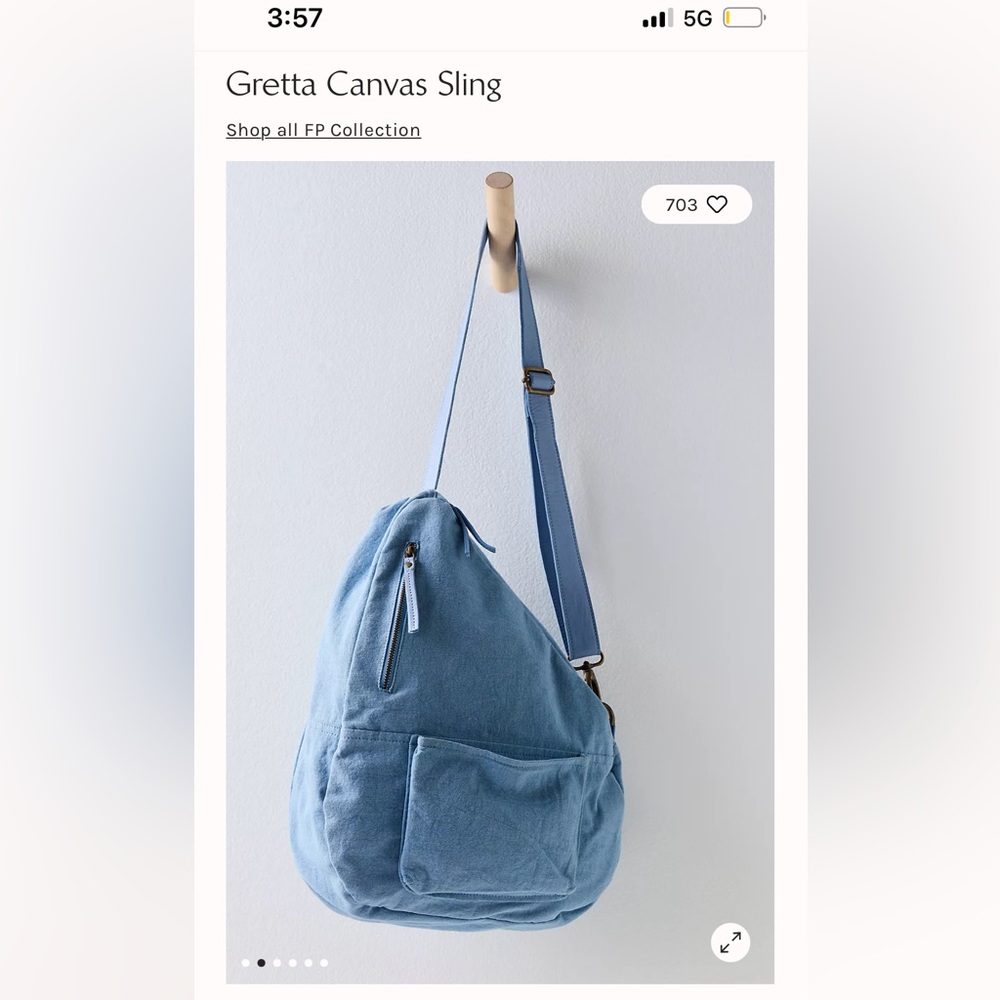 Free People Gretta Canvas Bag